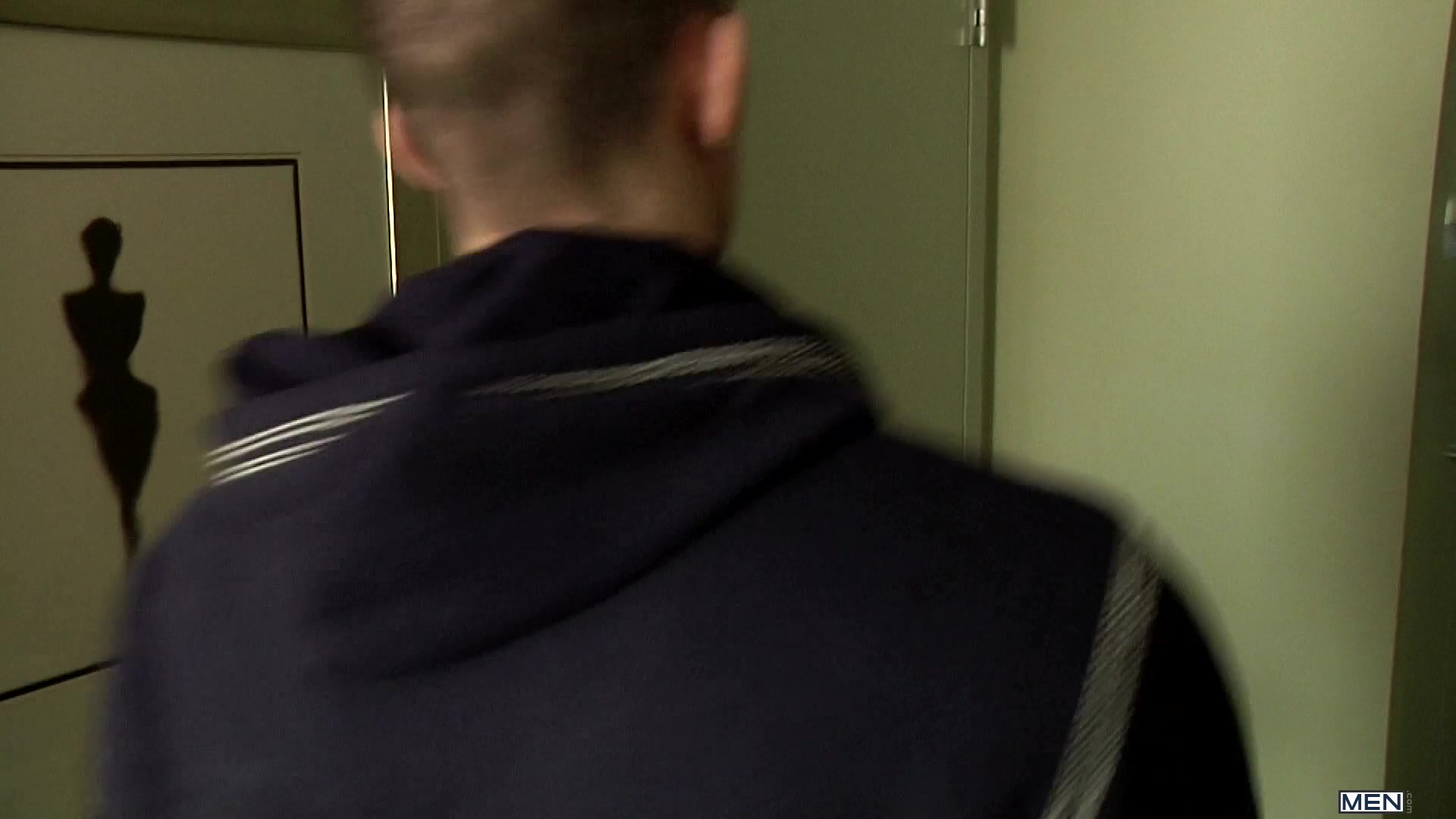 Bathroom jerk off