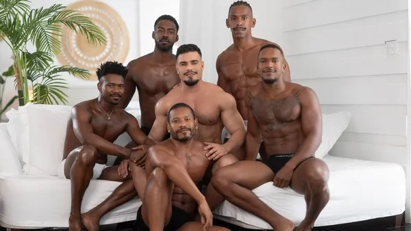 Rico marlons gangbang ? marlon costa, caio rodrigues, jhon felipe, pierre carioca, thomas black